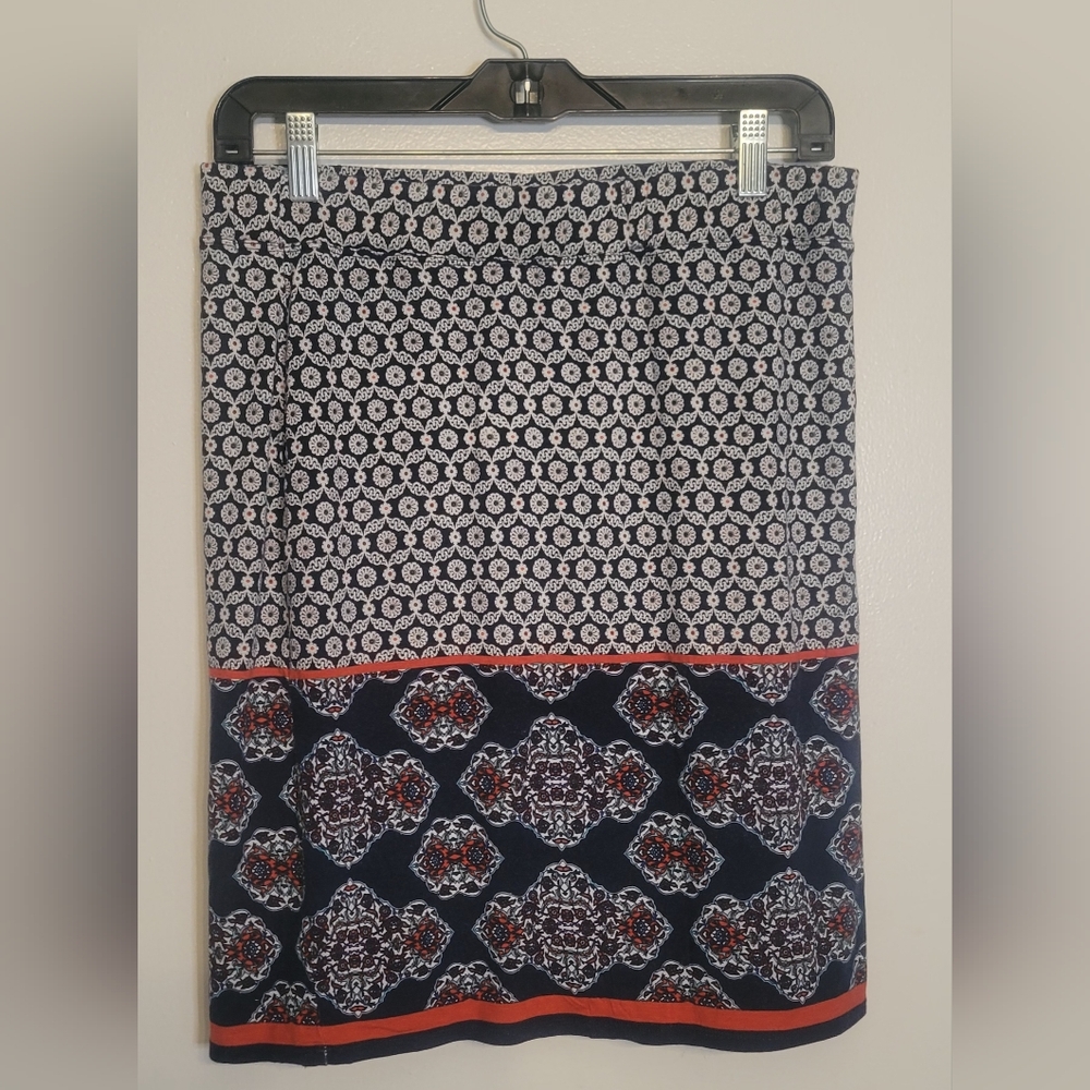 Max Studio M Patrerened Skirt
